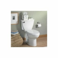 Alternative view of Best Pirce 😍 American Standard Brands American Standard 5345.110 Cadet 3 Slow Close Round Front Toilet - White 🧨