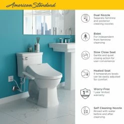 Alternative view of Cheapest ✨ American Standard Brands Advanced Clean AC 2.0 SpaLet Bidet Seat With Remote Control Operation 👏