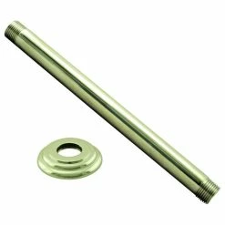 Best reviews of ๐คฉ Westbrass 1/2" Ips X 6" Ceiling Mounted Shower Arm With Flange In Polished Brass โค๏ธ