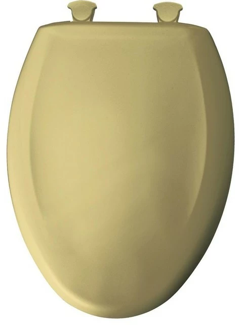 Brand new 👏 Bemis Manufacturing Company Elongated Plastic Toilet Seat With Whisper Close, Harvest Gold 😍 3 Brand new 👏 Bemis Manufacturing Company Elongated Plastic Toilet Seat With Whisper Close, Harvest Gold 😍